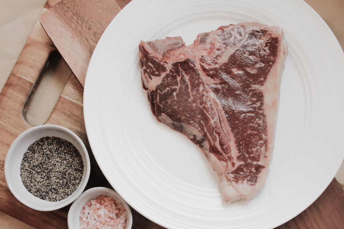 Dry Aged T-Bone Steak | Birdwood Beef