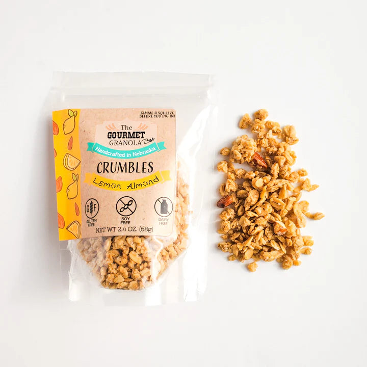 Gourmet Granola - Lemon Almond Granola Bar Crumbles