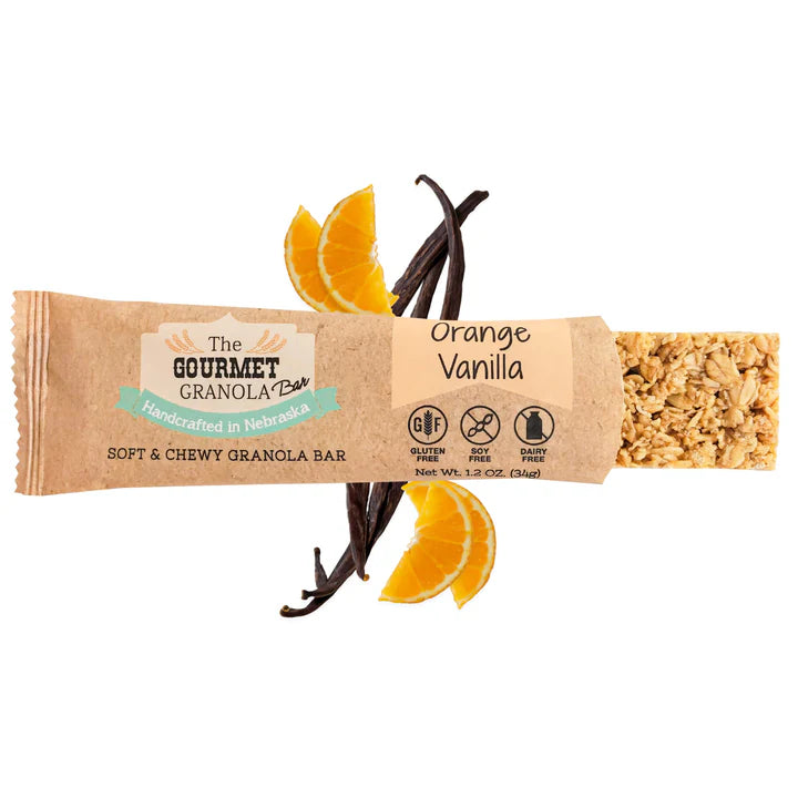 Gourmet Granola - Individual Orange Vanilla Granola Bars