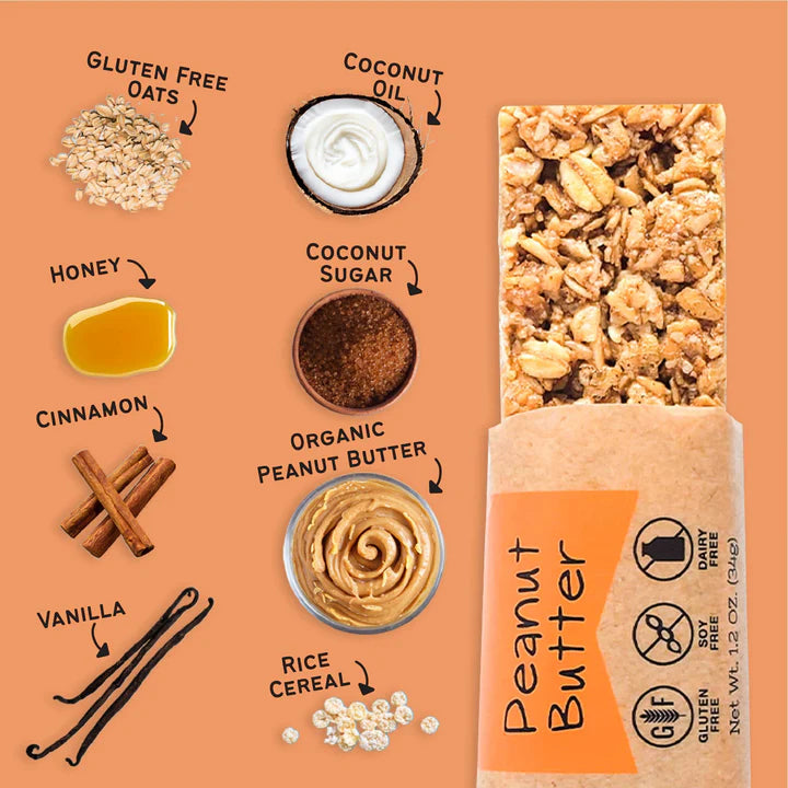 Gourmet Granola - Individual Peanut Butter Granola Bar