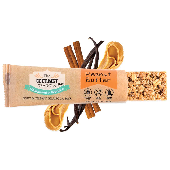 Gourmet Granola - Individual Peanut Butter Granola Bar